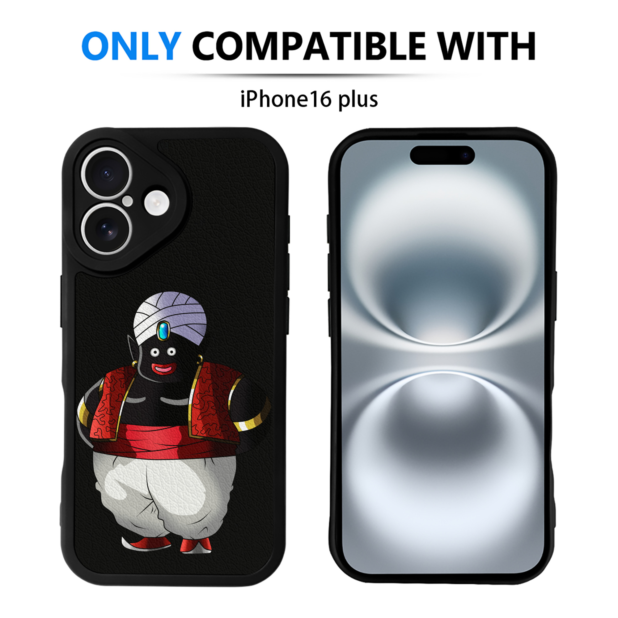 （画像用） ドラゴンボール DRAGON BALL 【iPhone 16シリーズ対応】シリコンスマホケース（レザー調） 材質：シリコン